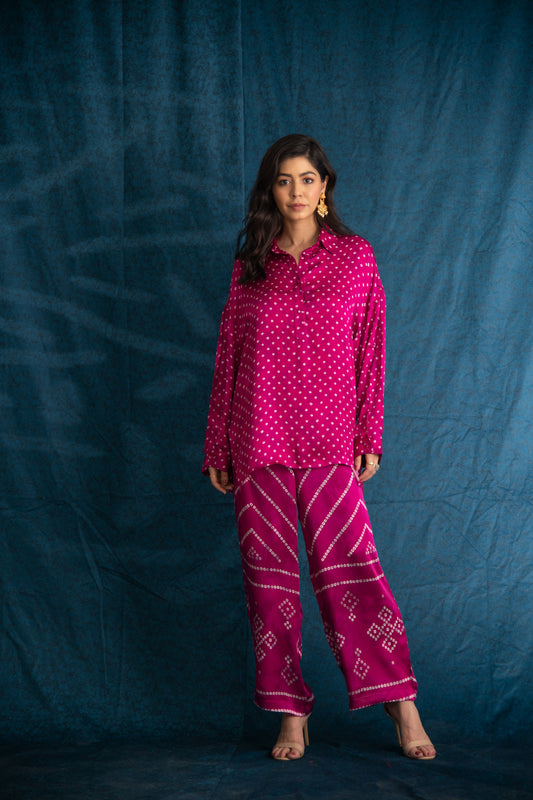 Rooh Shirt in Ruby