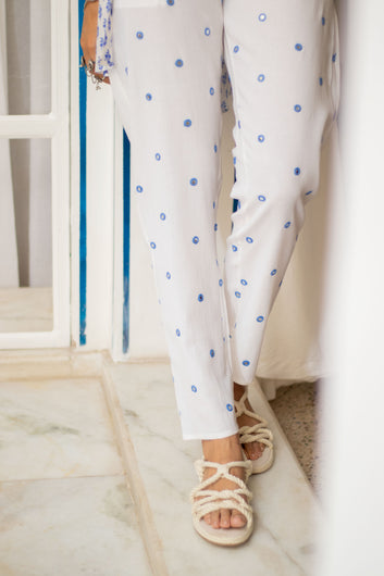 Noor Mirror Embroidered Pants